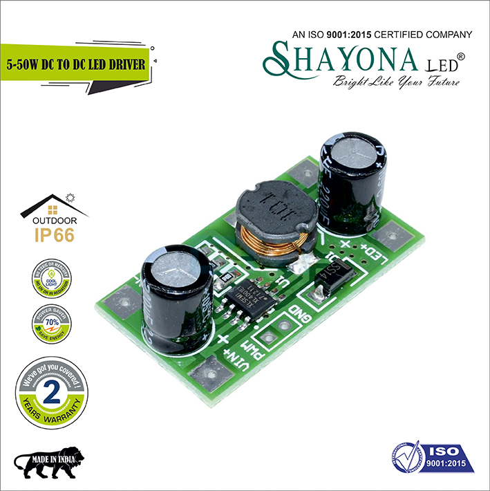 Shayona LED 5W 50W DC to DC LED Driver